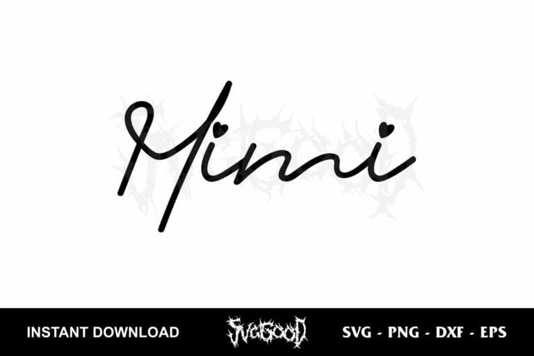 Mimi SVG Free - SVGGOOD