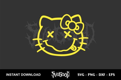 Nirvana Hello Kitty SVG