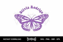 olivia rodrigo butterfly svg