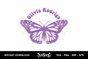 olivia rodrigo butterfly svg