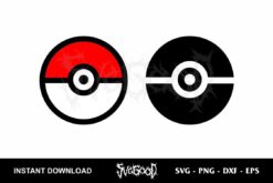 Pokemon Pokeball SVG