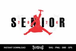 Air Senior 2024 SVG Cricut