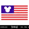 Disney US Flag SVG