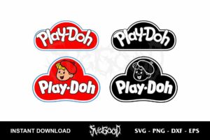 Play Doh Logo SVG