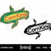 corn king logo svg cricut