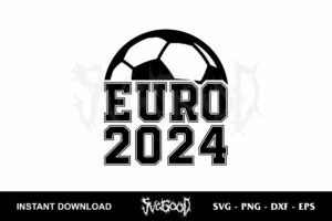 euro 2024 football svg