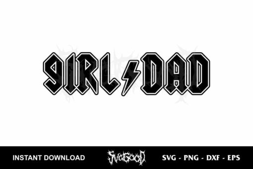 girl dad svg