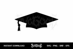 Graduation Cap SVG Free Cut File