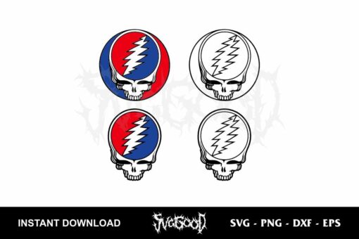 grateful dead svg vector