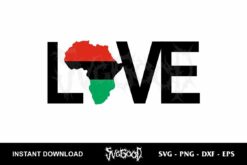 Love Africa SVG