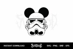 Mickey Storm Trooper Star Wars SVG