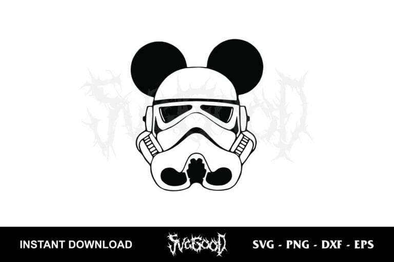 Mickey Storm Trooper Star Wars SVG - SVGGOOD