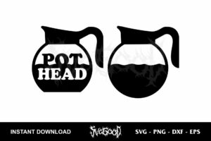 pot head svg cricut