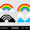 rainbow svg bundle