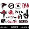 NFL Atlanta Falcons SVG Bundle