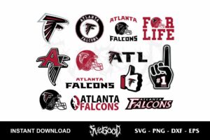 NFL Atlanta Falcons SVG Bundle