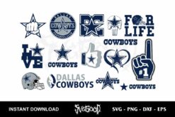 NFL Dallas Cowboys svg bundle