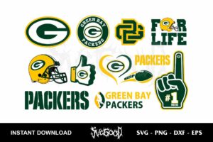 NFL Green Bay Packers SVG Bundle