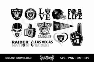 NFL Las Vegas Raiders SVG Bundle