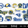 NFL Los Angeles Rams SVG Bundle