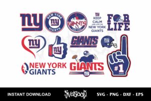 NFL New York Giants svg Bundle