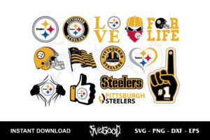 NFL Pittsburgh Steelers SVG Bundle