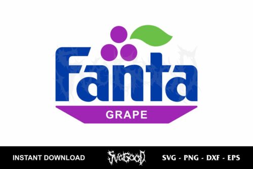 fanta grape logo svg