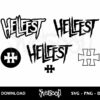 hellfest logo svg cut file