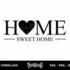 home sweet home svg free cut file