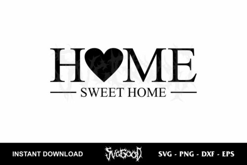 home sweet home svg free cut file