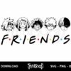 my hero academia friends svg