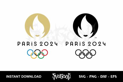 olympics paris 2024 logo svg