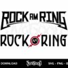 rock am ring logo svg cut file