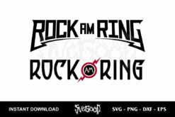 Rock Am Ring Logo SVG Cut File