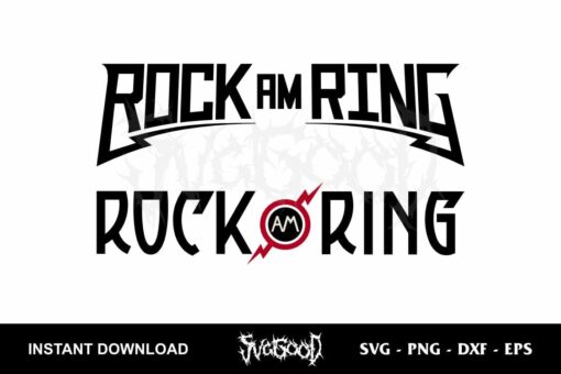 Rock Am Ring Logo SVG Cut File
