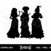 sanderson sisters silhouette svg