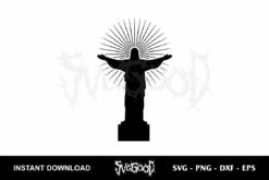 Christ the Redeemer SVG Cut File