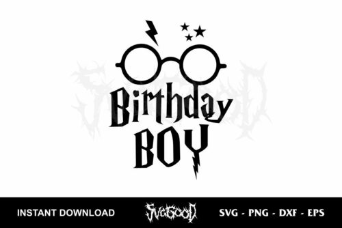 Harry Potter Birthday Boy SVG Cricut