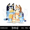 bluey family svg