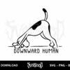 downward human svg