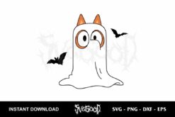 Ghost Bingo Halloween SVG
