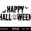 happy halloween svg cut file