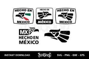 hecho en mexico svg cut file