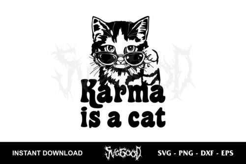 karma is a cat svg taylor swift svg