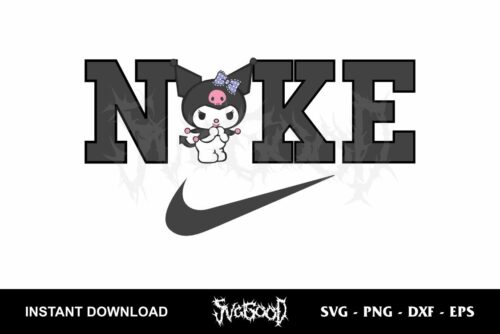 kuromi nike logo svg