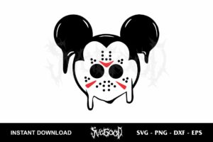 mickey jason mask svg cricut