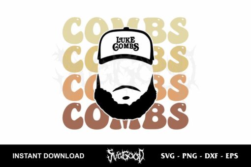Vintage Luke Combs SVG