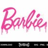 barbie drip logo svg