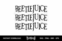 beetlejuice word logo svg