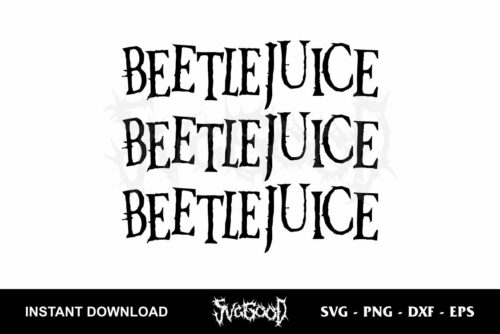 beetlejuice word logo svg